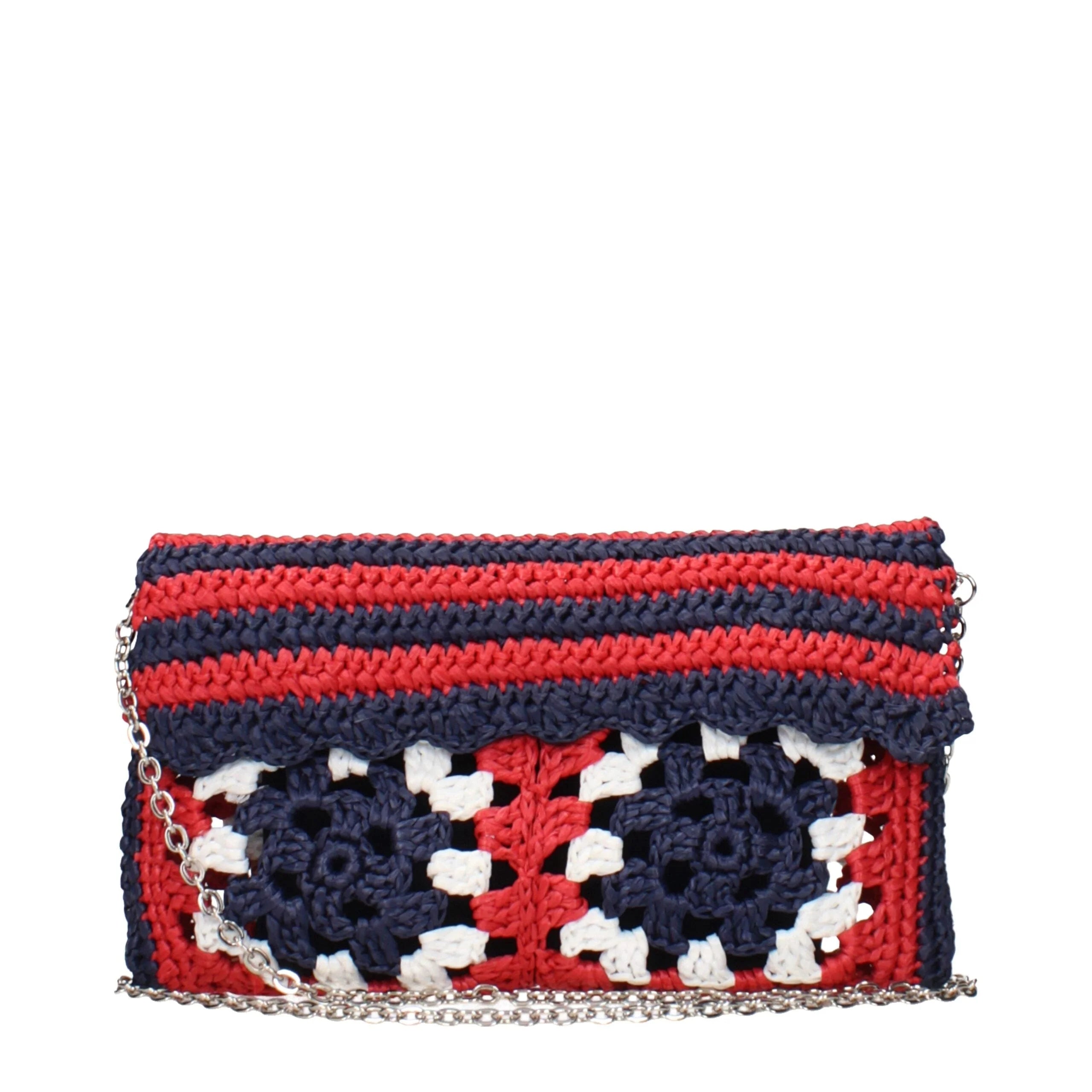 Miu Miu Multicolor Raffia Clutch Bags