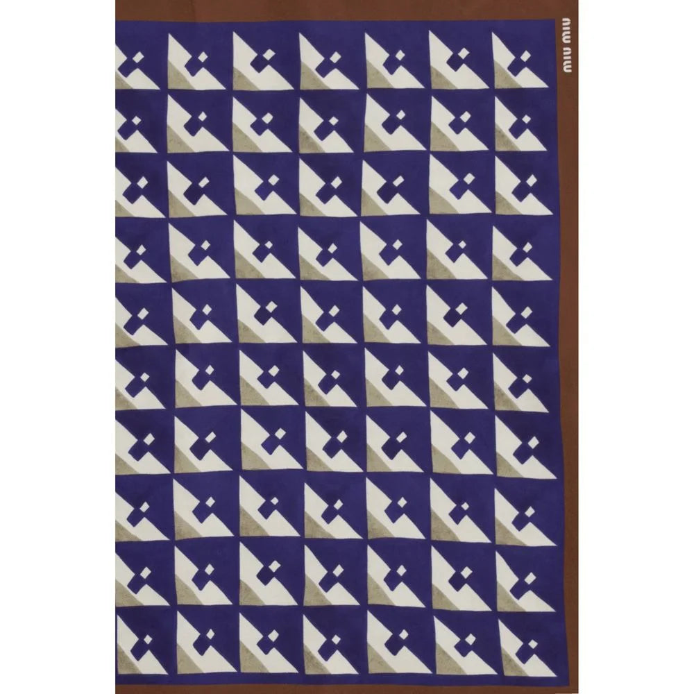 Miu Miu Multicolor Silk Scarf