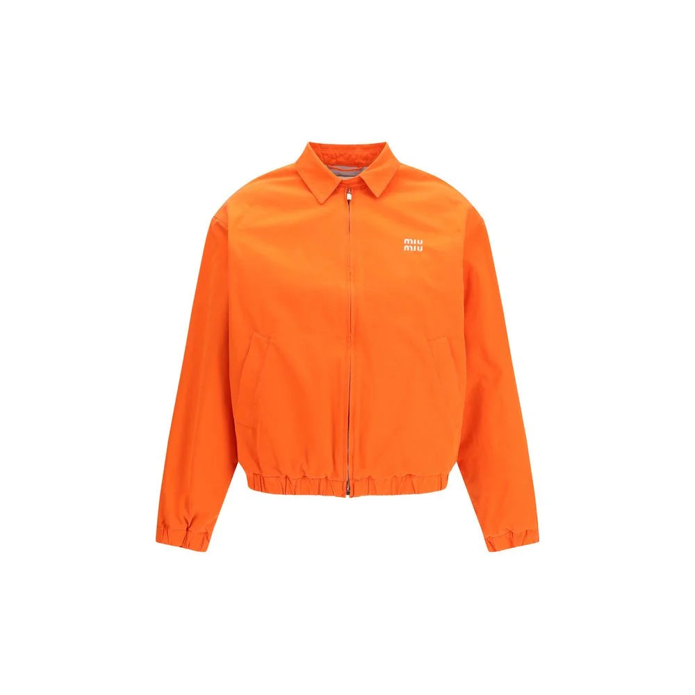 Miu Miu Orange Cotton Bomber - IT40 | M