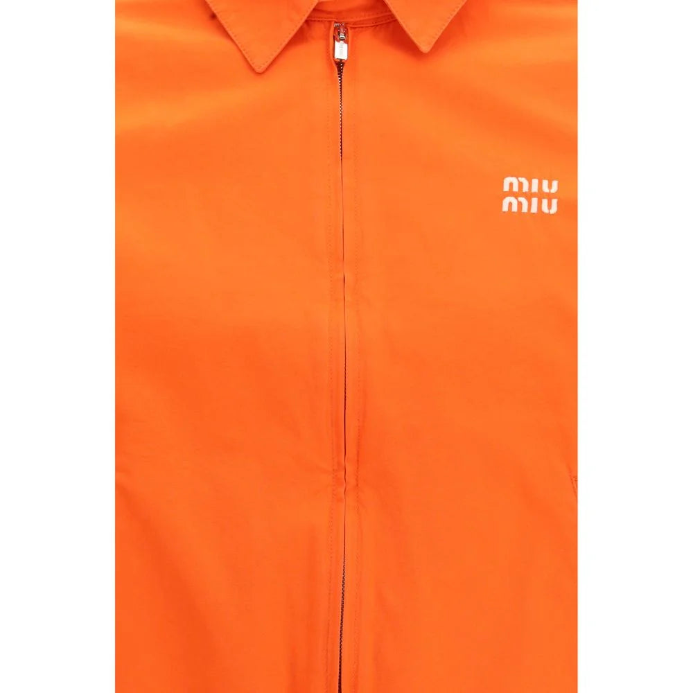Miu Miu Orange Cotton Bomber - IT40 | M