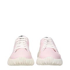 Miu Miu Pink Fabric Low Tops - EU37.5/US7.5