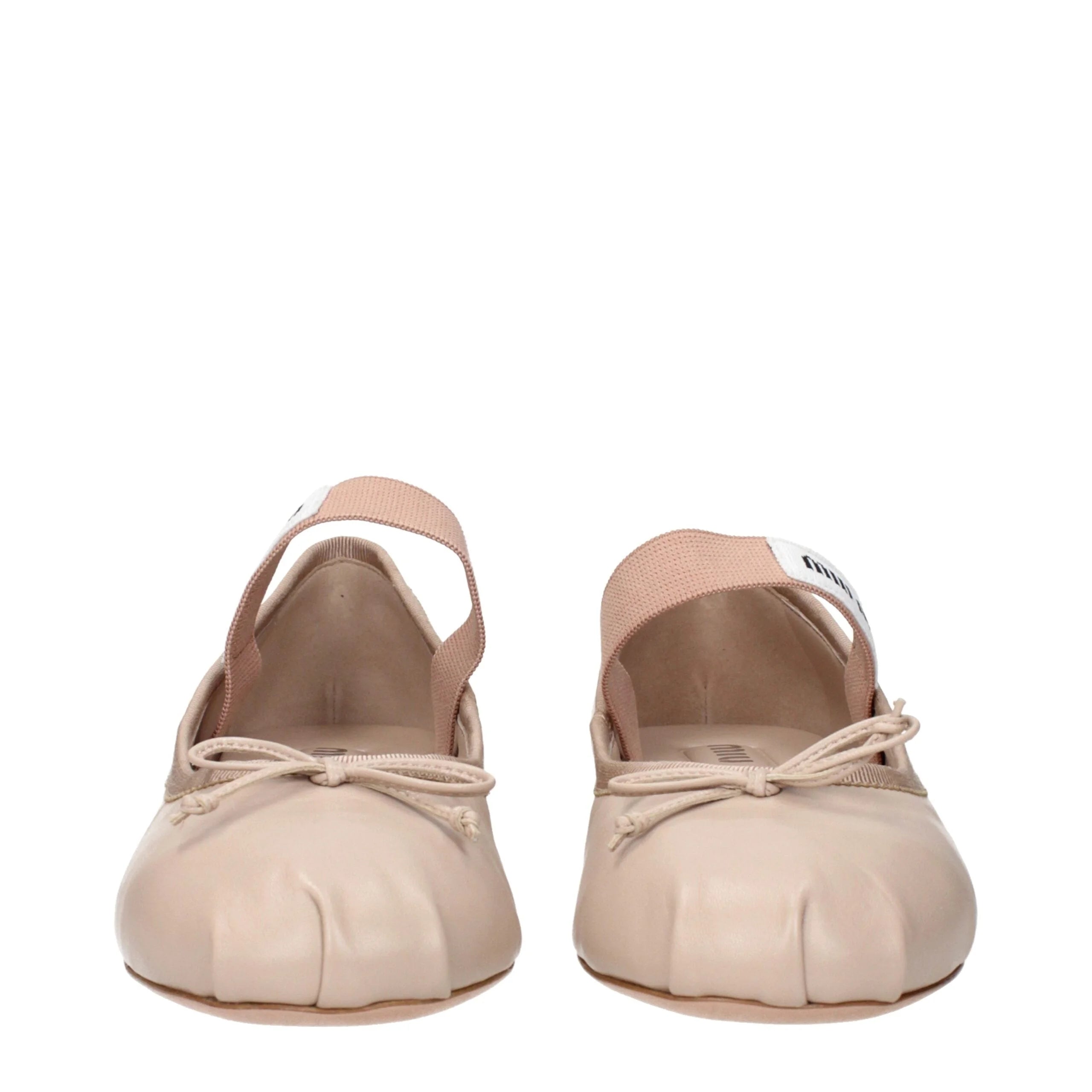 Miu Miu Pink Leather Ballet Flats - EU36.5/US6.5
