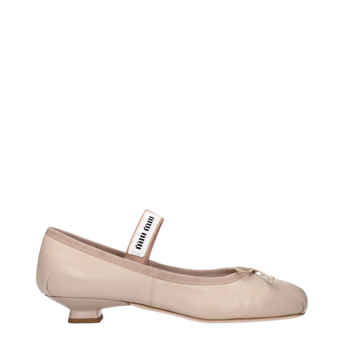 Miu Miu Pink Leather Ballet Flats - EU36.5/US6.5