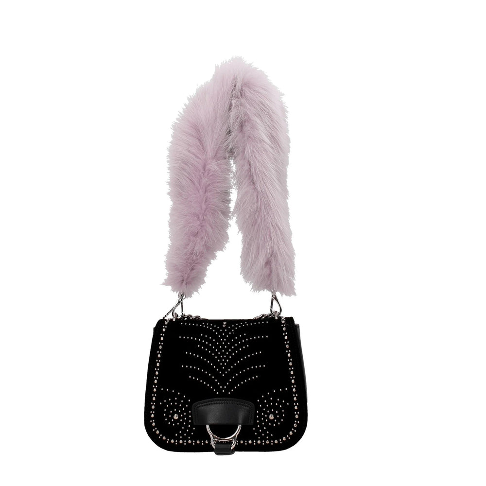 Miu Miu Purple Fur Shoulder Bag