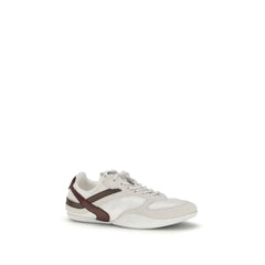 Miu Miu White Calf Leather Bos Taurus Athletic Sneakers - EU37/US7