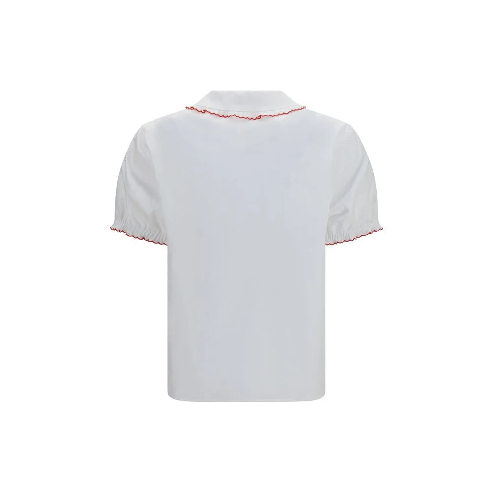 Miu Miu White Cotton Blouse - IT40 | M