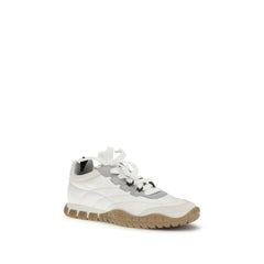 Miu Miu White Polyamide Athletic Sneakers