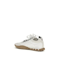 Miu Miu White Polyamide Athletic Sneakers