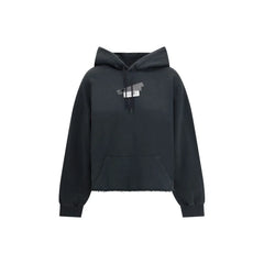 MM6 Black Cotton Sweatshirt