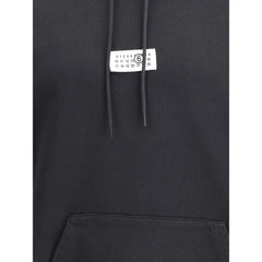 MM6 Black Cotton Sweatshirt