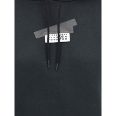 MM6 Black Cotton Sweatshirt