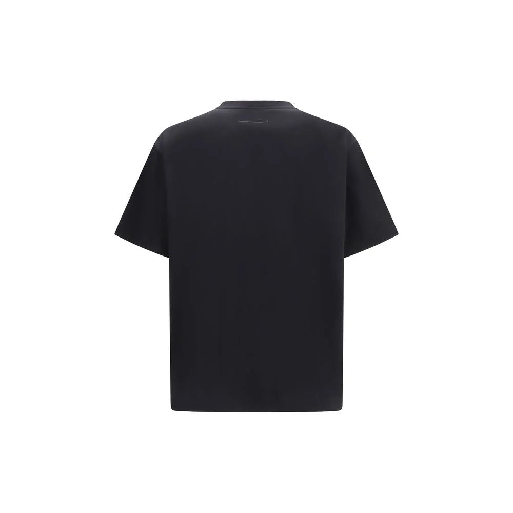 MM6 Black Cotton T-Shirt