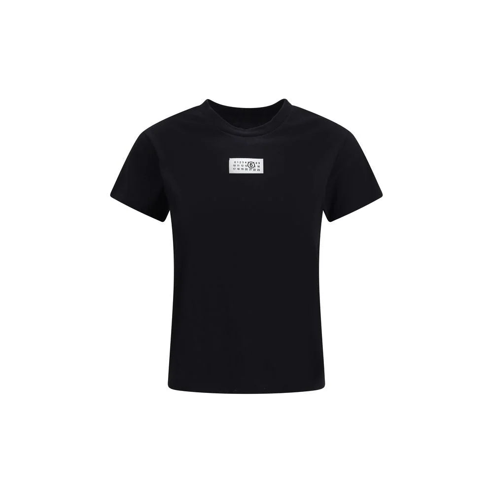 MM6 Black Cotton T-Shirt - XL