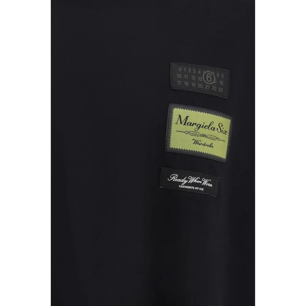MM6 Black Cotton Top - XL
