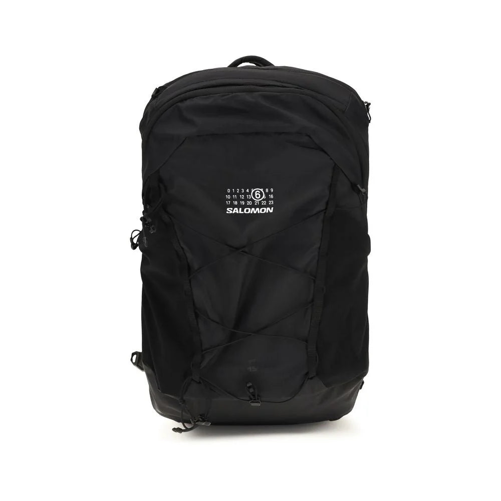MM6 Black Nylon Backpack