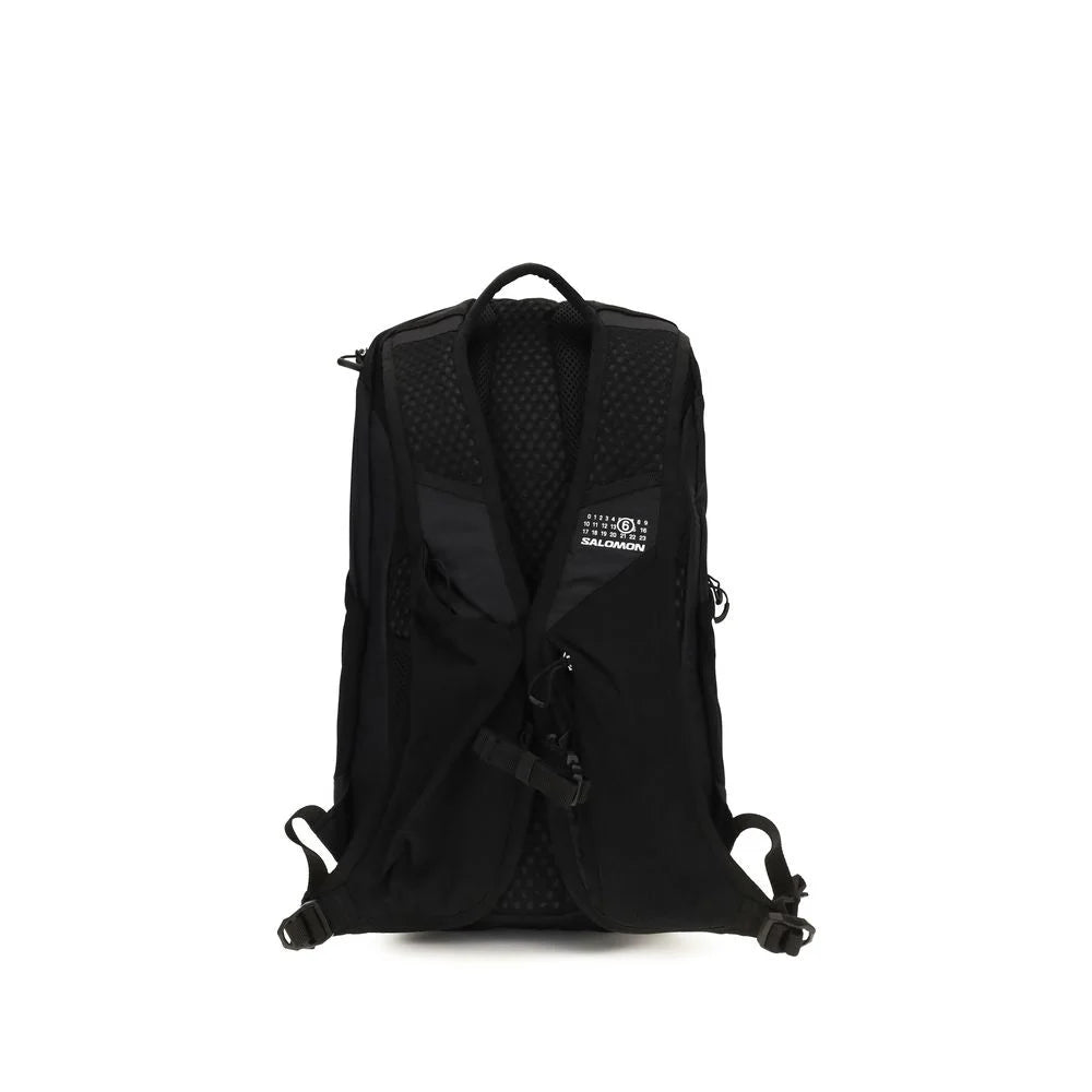 MM6 Black Nylon Backpack