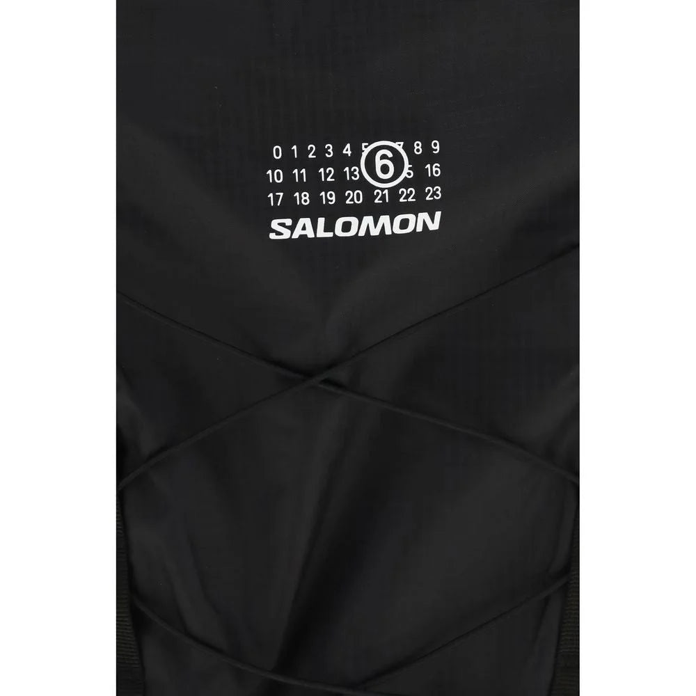 MM6 Black Nylon Backpack