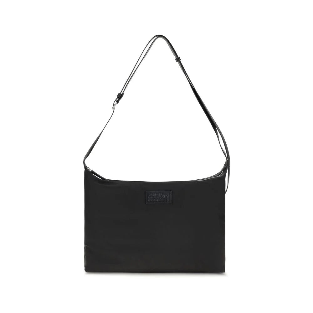 MM6 Black Polyamide Shoulder Bag