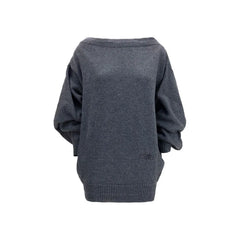 MM6 Gray Wool Oves Aries Casual Dress