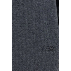 MM6 Gray Wool Oves Aries Casual Dress