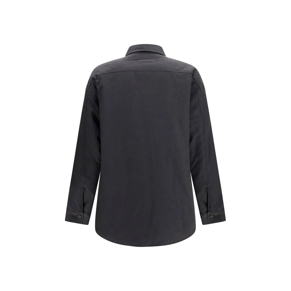 MM6 Gray Wool Oves Aries Shirt - IT50 | L