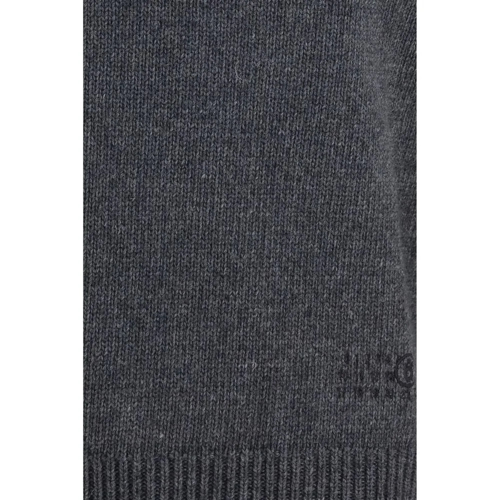 MM6 Gray Wool Oves Aries Sweatshirt