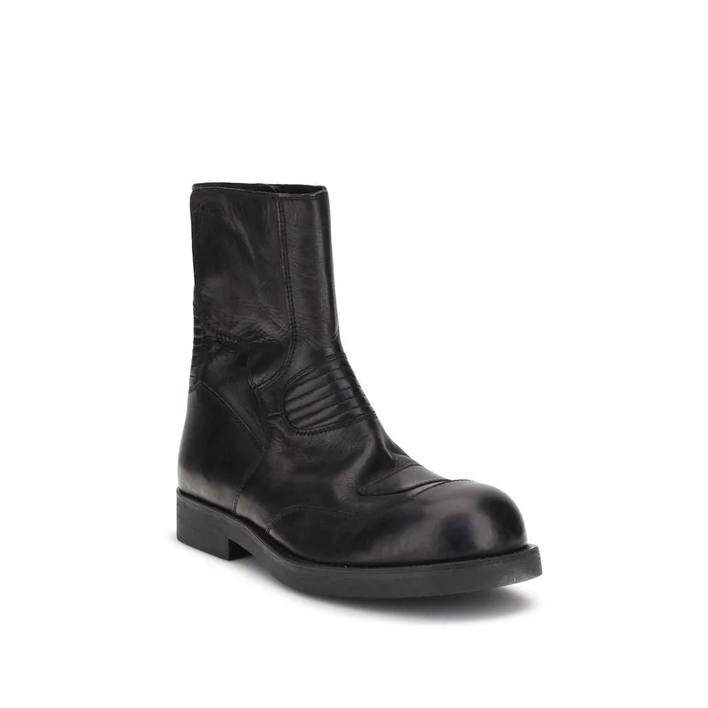 MM6 Leather Ankle Boots - Boots