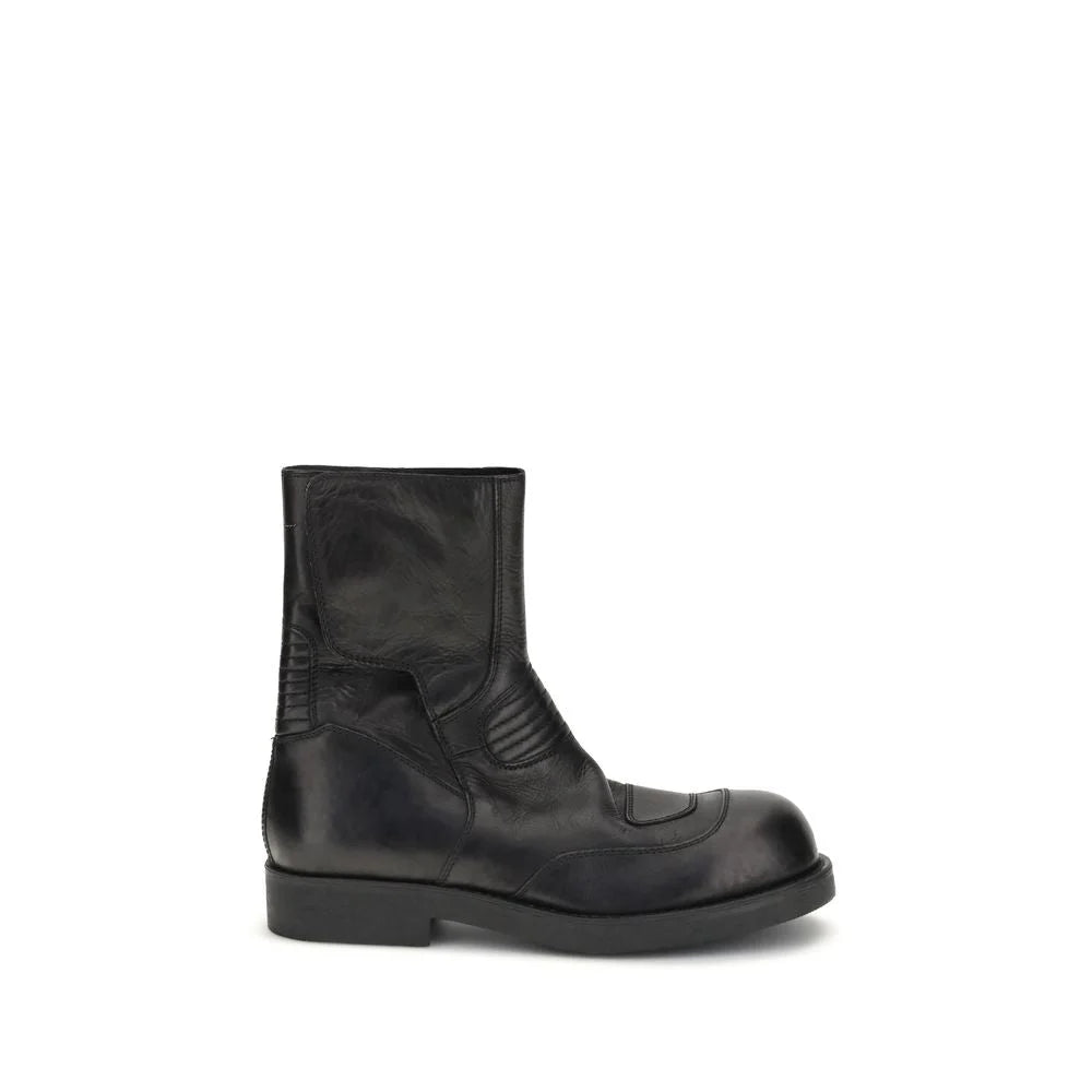 MM6 Leather Ankle Boots - EU40/US7