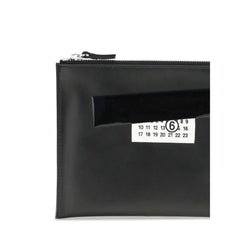 MM6 Leather Pouch - Clutch Bags