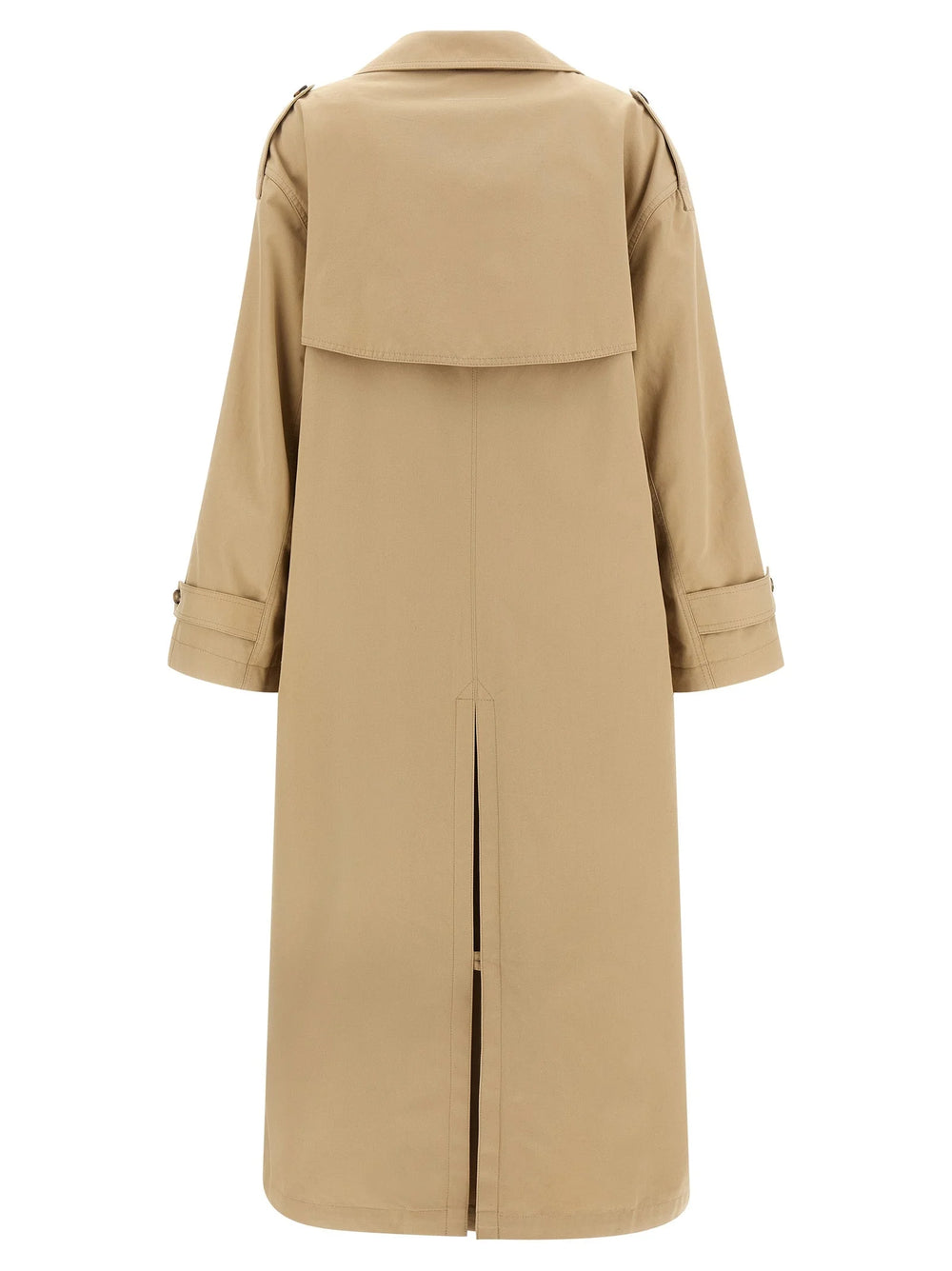 MM6 Maison Margiela Beige Cotton Coat