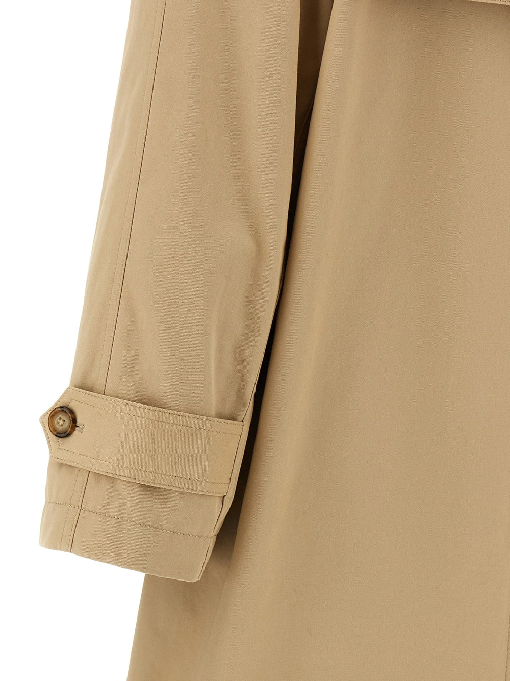 MM6 Maison Margiela Beige Cotton Coat