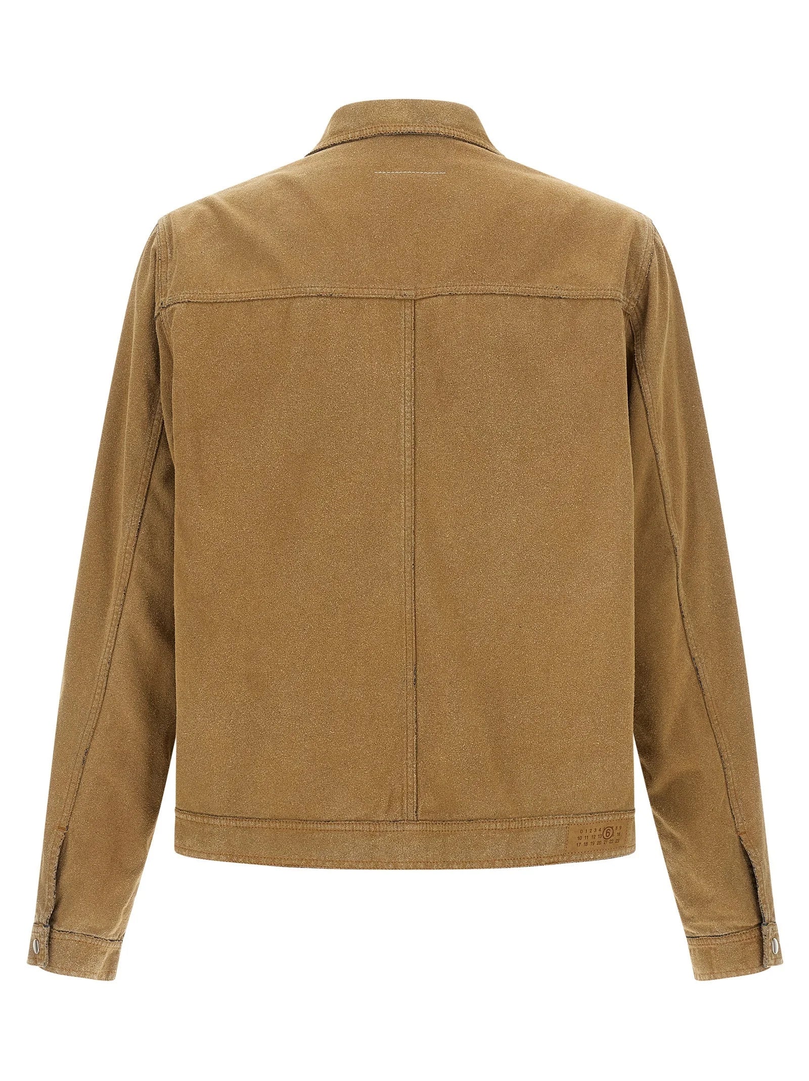 MM6 Maison Margiela Beige Cotton Denim Jacket - IT50 | L