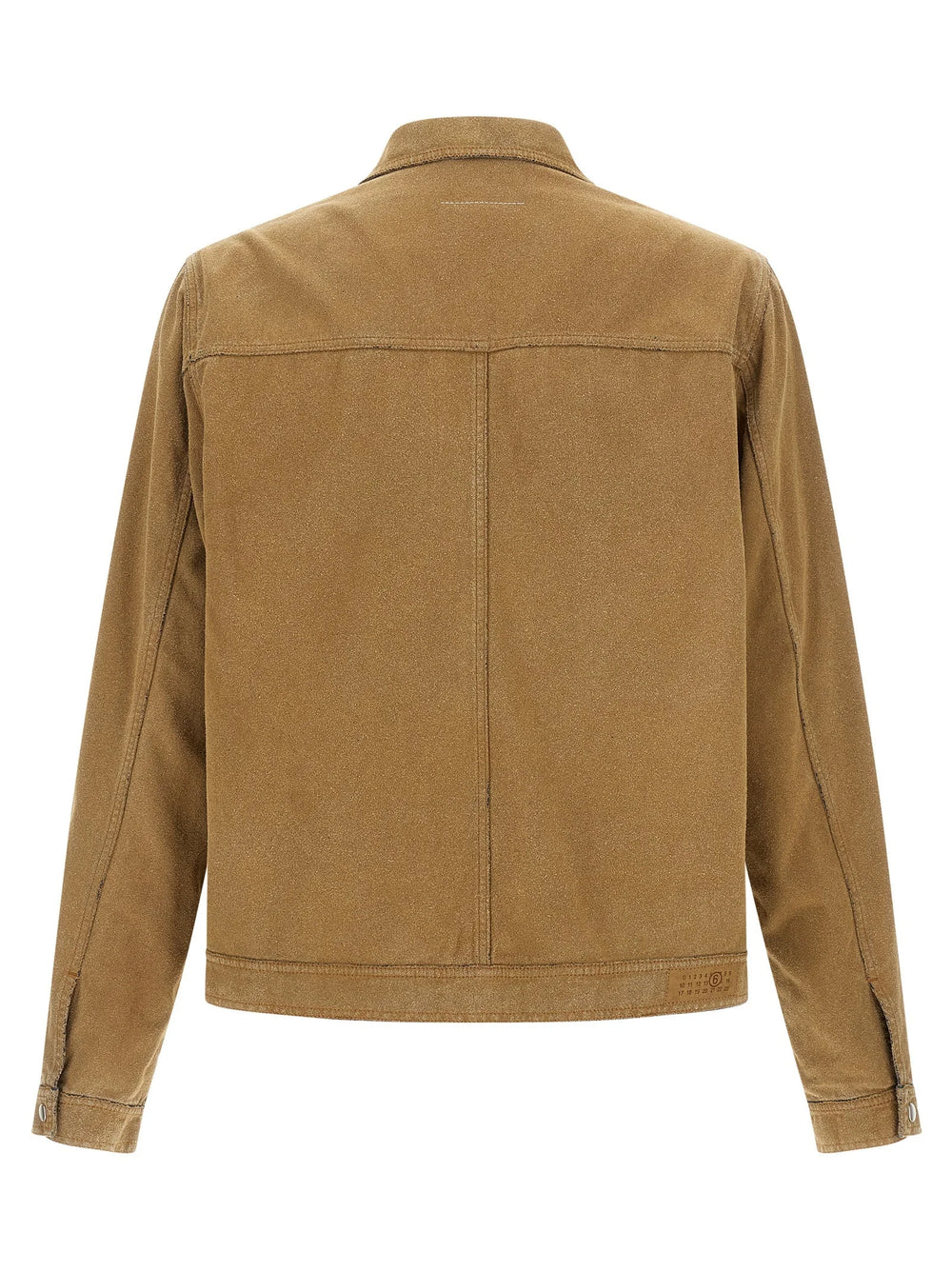 MM6 Maison Margiela Beige Cotton Denim Jacket - IT50 | L