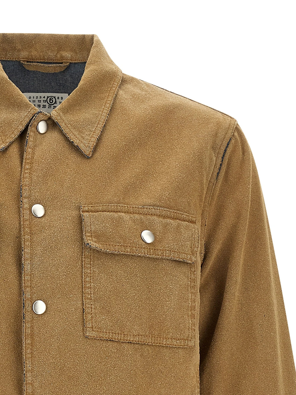 MM6 Maison Margiela Beige Cotton Denim Jacket - IT50 | L