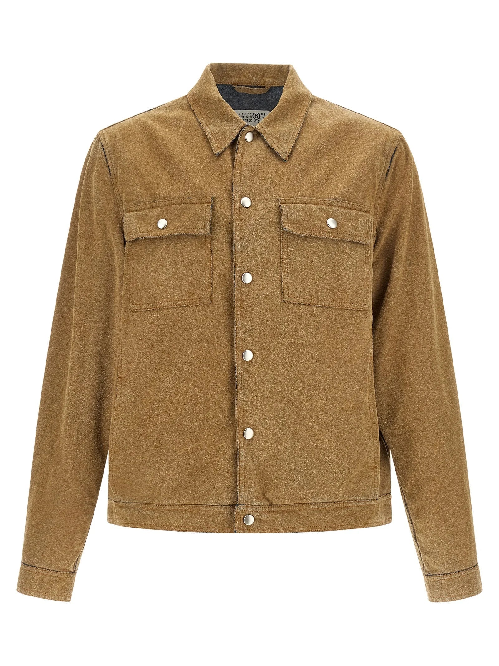 MM6 Maison Margiela Beige Cotton Denim Jacket - IT50 | L