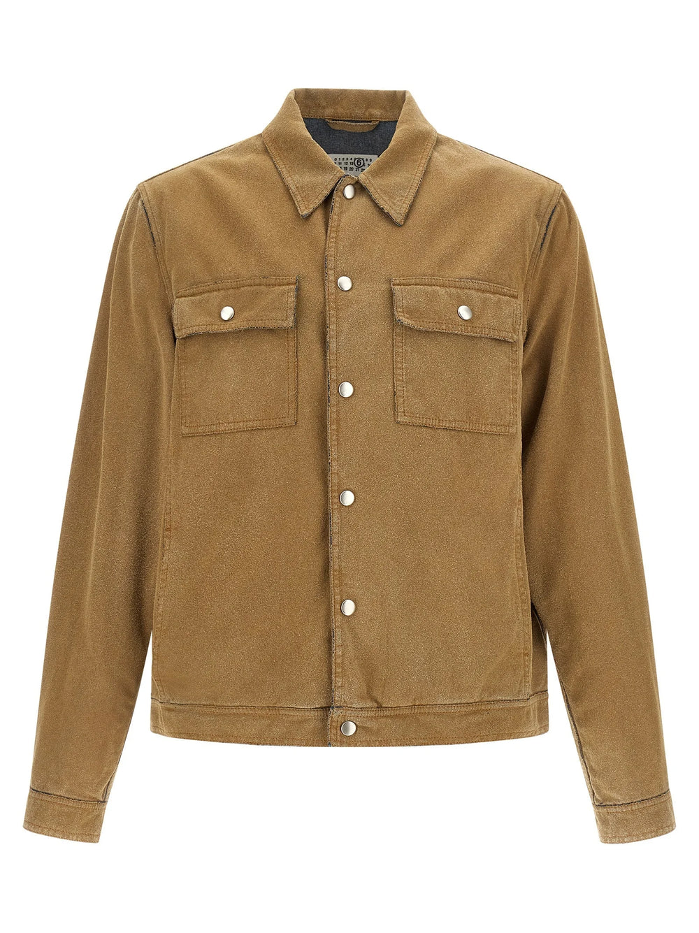 MM6 Maison Margiela Beige Cotton Denim Jacket - IT50 | L