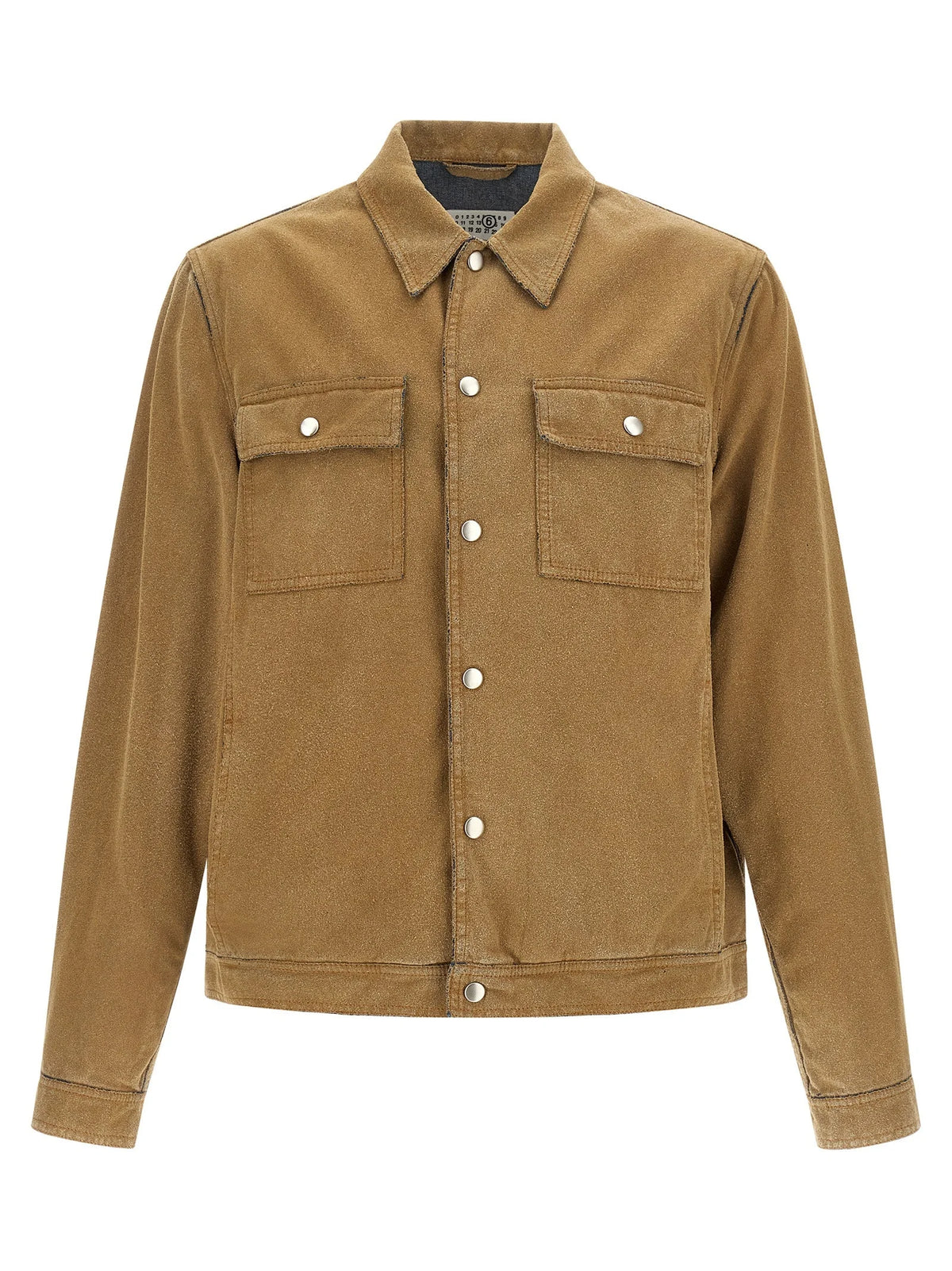 MM6 Maison Margiela Beige Cotton Denim Jacket - IT50 | L