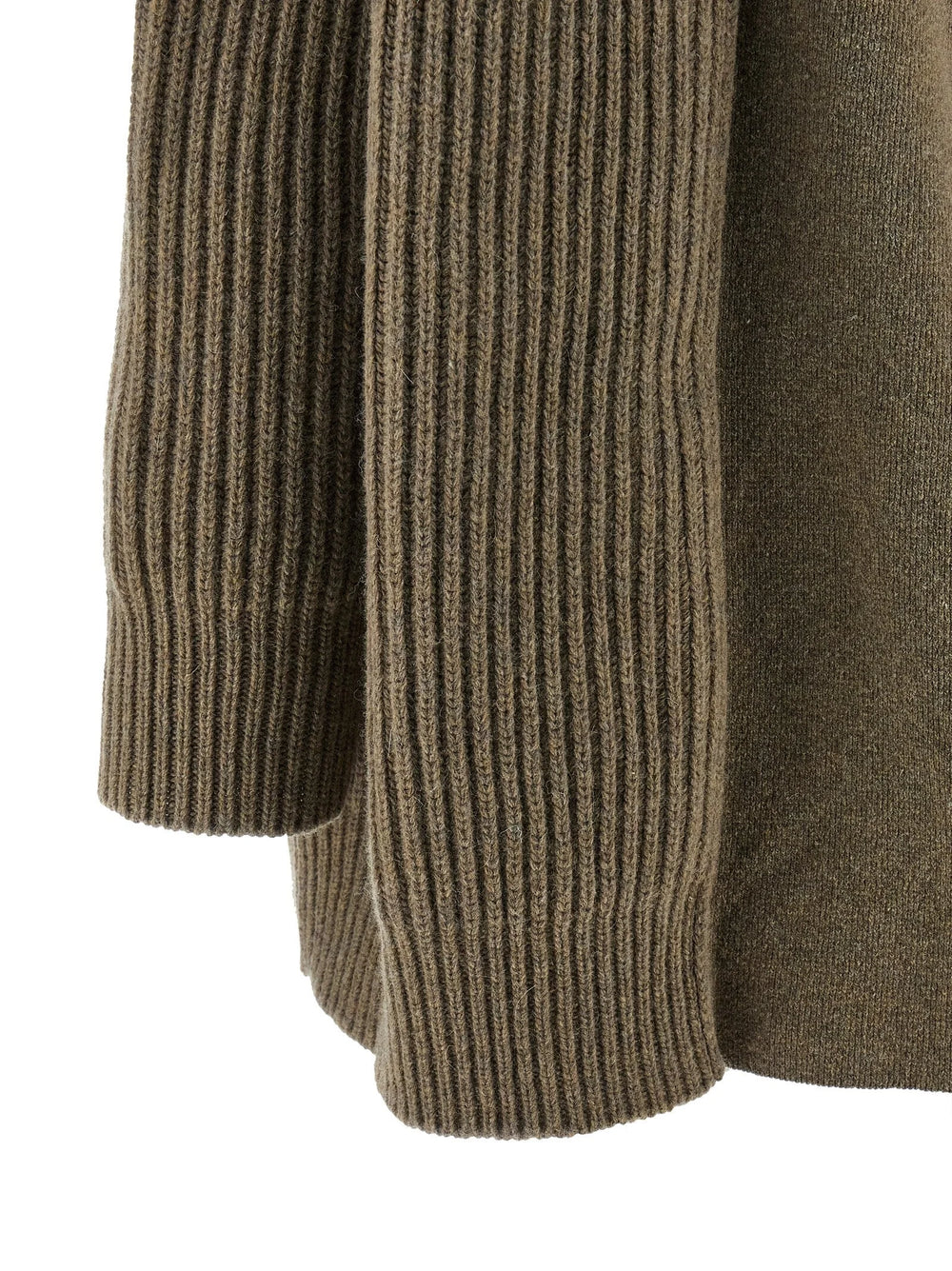 MM6 Maison Margiela Beige Virgin Wool Short Dress - M