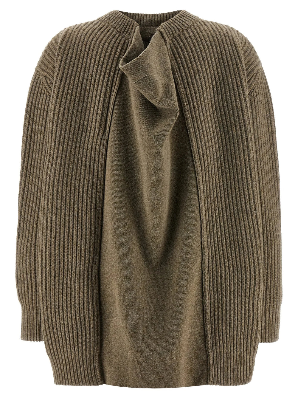 MM6 Maison Margiela Beige Virgin Wool Short Dress - M