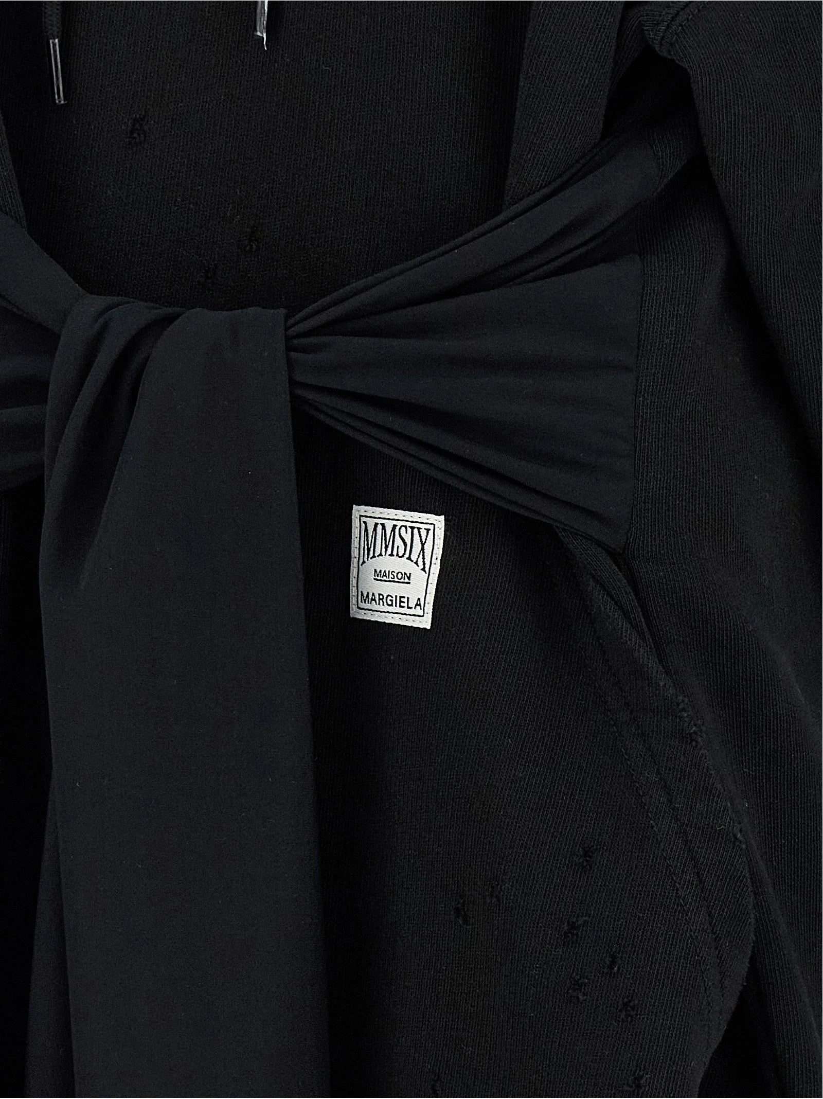 MM6 Maison Margiela Black Cotton Short Dress - S