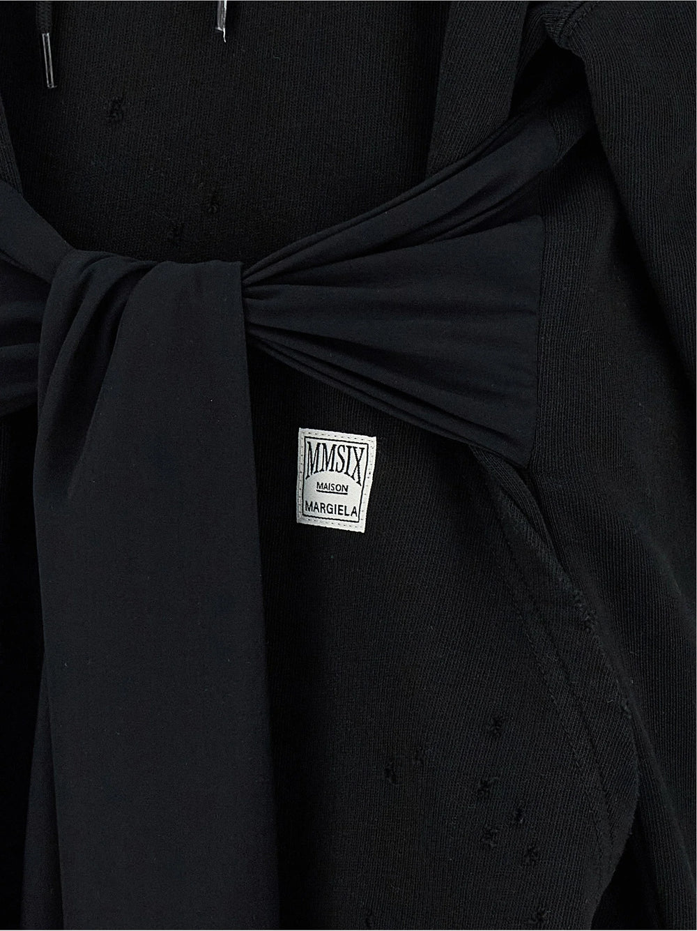 MM6 Maison Margiela Black Cotton Short Dress - S