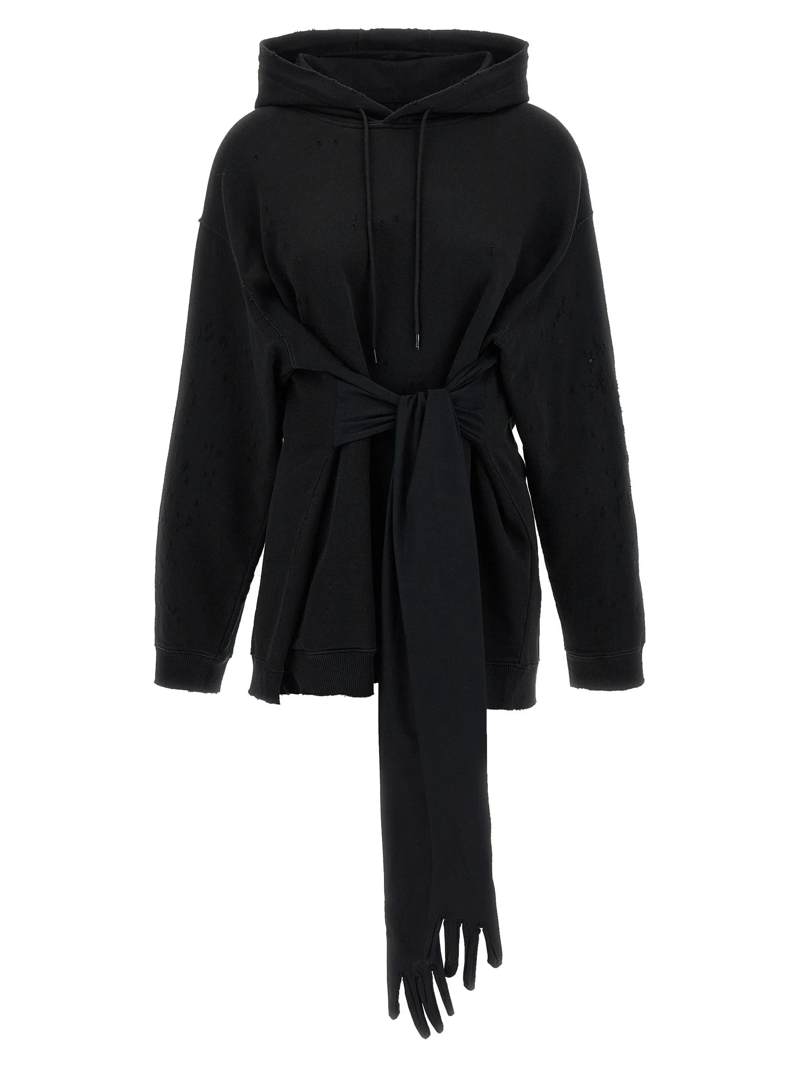 MM6 Maison Margiela Black Cotton Short Dress - S