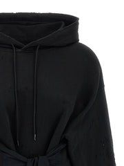 MM6 Maison Margiela Black Cotton Short Dress - S