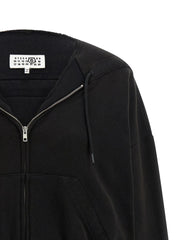 MM6 Maison Margiela Black Cotton Sweatshirt