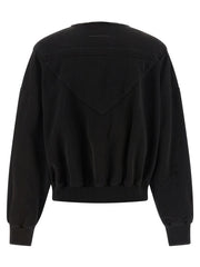 MM6 Maison Margiela Black Cotton Sweatshirt