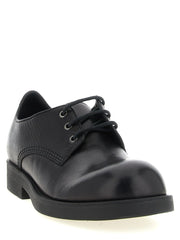 MM6 Maison Margiela Black Cowhide Oxfords And Derbies - EU 41 | US 8