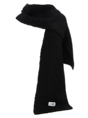 MM6 Maison Margiela Black Marabou Scarf