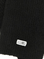 MM6 Maison Margiela Black Marabou Scarf