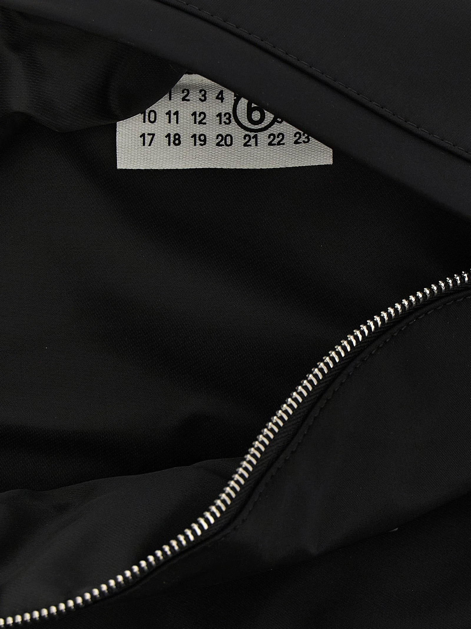 MM6 Maison Margiela Black Polyamide Backpack