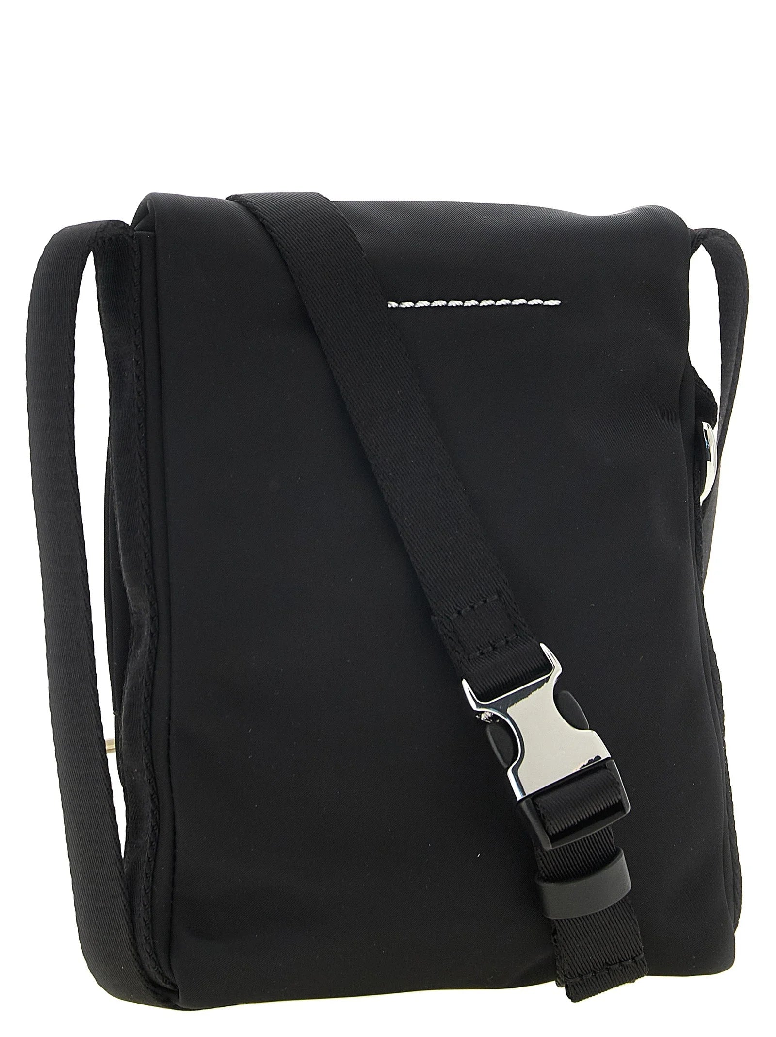 MM6 Maison Margiela Black Polyamide Crossbody Bag